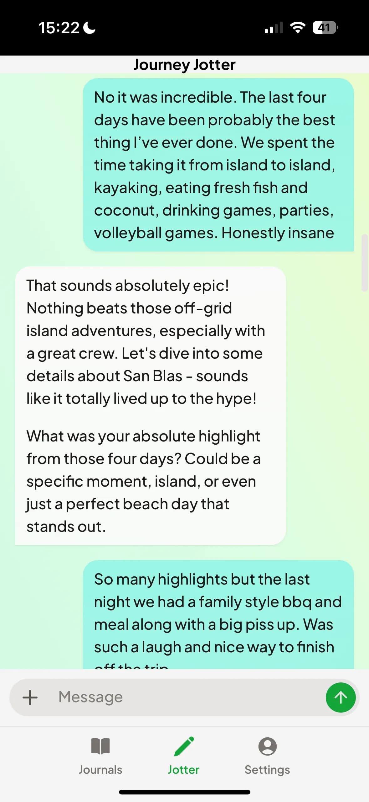 Journey Jotter App